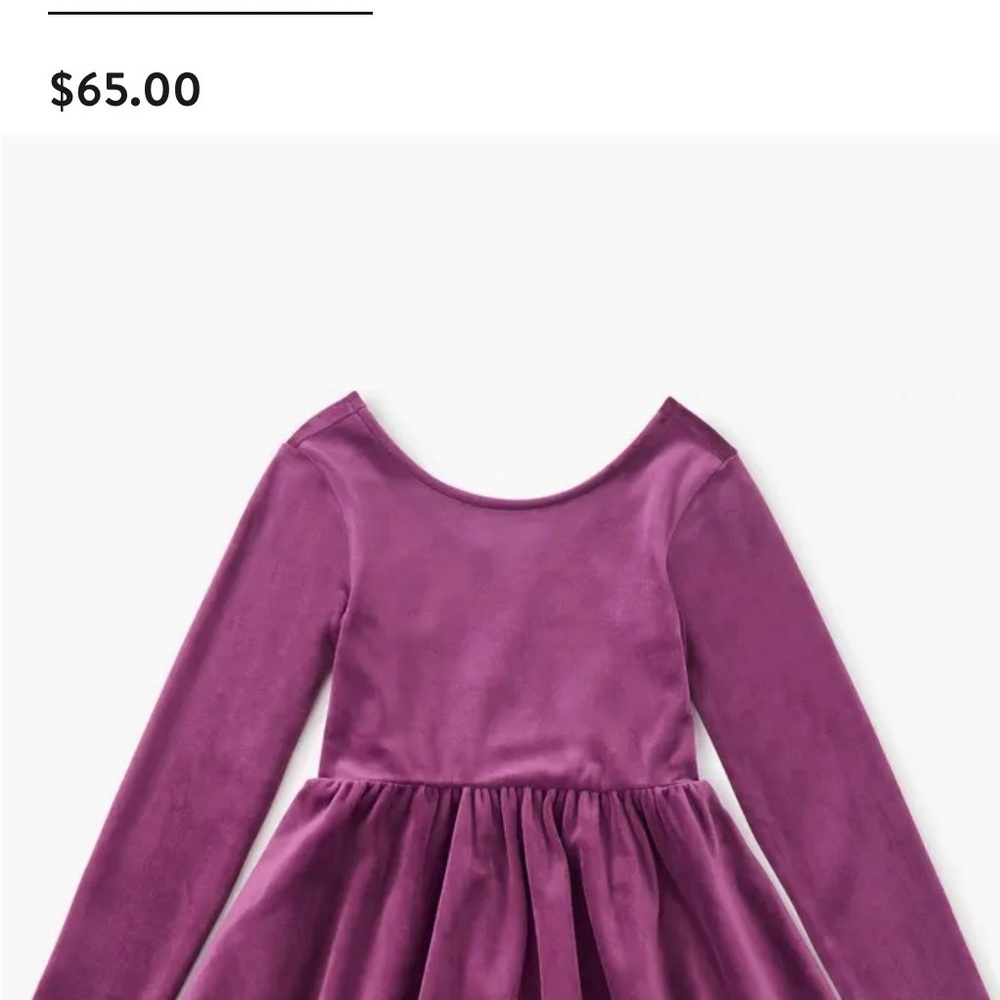 Tea Collection Velour Ballet Dress 6 NWOT